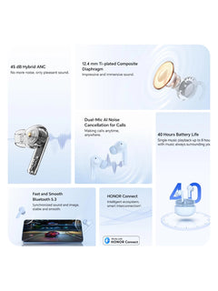 Honor Choice Earbuds X7i White - UAE Version